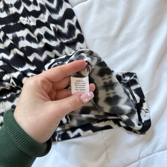 Portocruz Womens Size Large Sleeveless Coverup Black Dress Beach Summer Flowy - Picture 5 of 6